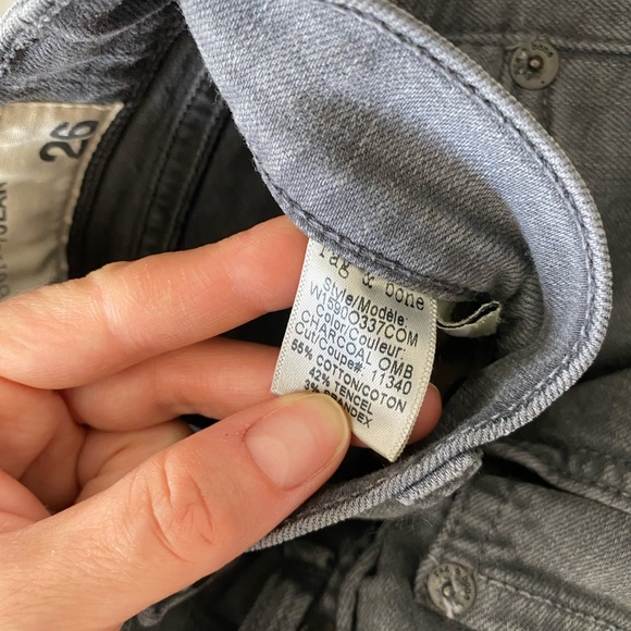 NWT Rag & Bone The Dre Jeans Charcoal Ombre - Picture 6 of 8